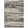 8'x10' Ash and Slate Abstract Area Rug