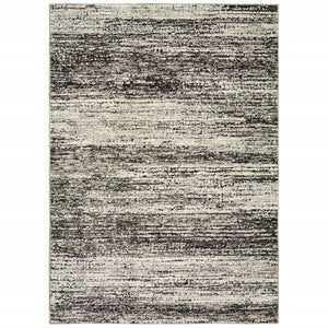 9'x12' Ash and Slate Abstract Area Rug