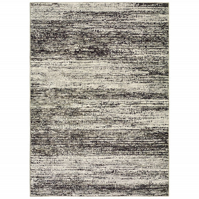 10'x14' Ash and Slate Abstract Area Rug