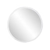 12" x 12" Minimalist Round Mirror with Beveled Edge