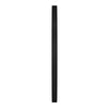 Round Stainless Steel Frame with Brushed Black Finish