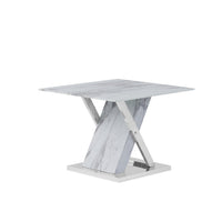 Elegant Marble Glass top End Table