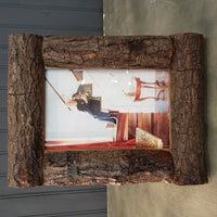 Set of Three 4" x 6" Log Cabin Style Picture Frames