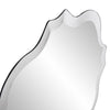 Square Glass Scallop Edges Frameless Mirror