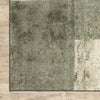 7' x 10' Brown and Gray Abstract Marble Squares Indoor Area Rug