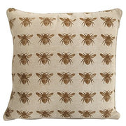 Set of 2 Mustard Multi Bumble Bee Decorative Accent Pillows