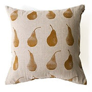 Set of 2 Yellow Multi Pears Decorative Accent Pillows