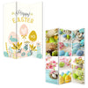 3 Panel Reversible Easter Spring Art Room Divider Screen