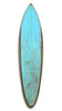 Distressed and Rustic Aqua Surfboard Wood Panel Wall Art