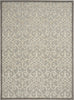 8’ x 11’ Natural and Gray Indoor Outdoor Area Rug