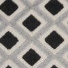 6’ x 9’ Black White Gray Indoor Outdoor Area Rug