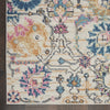 2’ x 3’ Ivory and Multicolor Floral Buds Scatter Rug