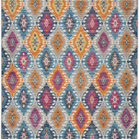 8’ x 10’ Multicolor Ogee Pattern Area Rug