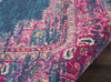 8’ x 10’ Blue and Pink Medallion Area Rug