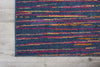 8’ x 10’ Rainbow Abstract Striations Area Rug