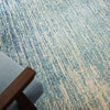 5’ x 7’ Navy and Light Blue Abstract Area Rug