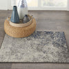 2’ x 3’ Charcoal and Ivory Abstract Scatter Rug