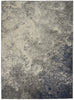 5’ x 7’ Charcoal and Ivory Abstract Area Rug
