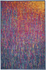 2’ x 3’ Rainbow Abstract Striations Scatter Rug