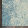 2’ x 6’ Light Blue and Ivory Abstract Sky Runner Rug