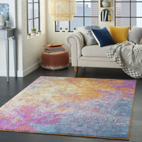 5’ x 7’ Abstract Brights Sunburst Area Rug