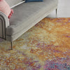 7’ x 10’ Abstract Brights Sunburst Area Rug