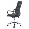 Black Faux Leather Ergonomic Classic Office Chair