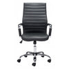 Black Faux Leather Ergonomic Classic Office Chair