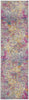 2’ x 6’ Yellow and Pink Coral Reef Runner Rug