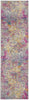 2’ x 10’ Yellow and Pink Coral Reef Runner Rug