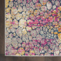 2’ x 10’ Yellow and Pink Coral Reef Runner Rug