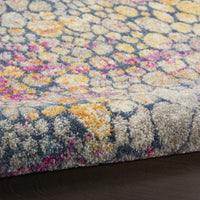 2’ x 8’ Yellow and Pink Coral Reef Runner Rug