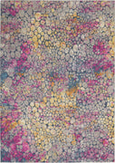 4’ x 6’ Yellow and Pink Coral Reef Area Rug