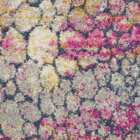 7’ x 10’ Yellow and Pink Coral Reef Area Rug