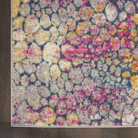 7’ x 10’ Yellow and Pink Coral Reef Area Rug