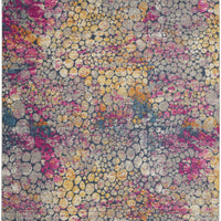 8’ x 10’ Yellow and Pink Coral Reef Area Rug