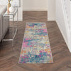 2’ x 6’ Ivory and Multi Abstract Runner Rug