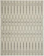 8’ x 10’ Ivory and Gray Geometric Area Rug