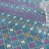 8’ x 10’ Blue Jewels Geometric Area Rug