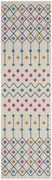 2’ x 8’ Ivory Jewels Geometric Runner Rug