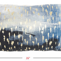 Blue Abstract Lumbar Pillow