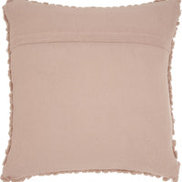 Pink Knotted Detail Throw Pillow