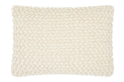 Off-White Knotted Detail Lumbar Pillow