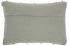Light Gray Chevron Detail Lumbar Pillow