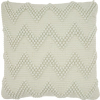 Cool Green Chevron Detail Throw Pillow