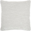 White Striped Throw Pillow