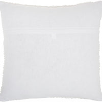 White Striped Throw Pillow