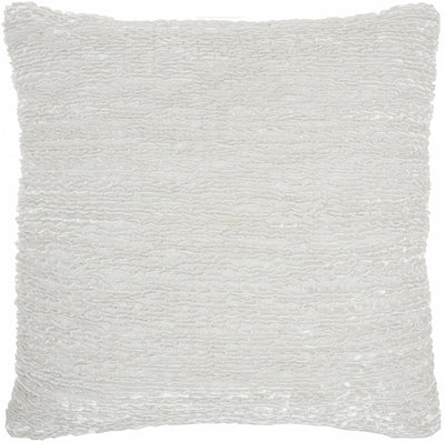White Striped Throw Pillow