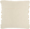 Cream Pom-Pom Detailed Throw Pillow