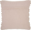 XL Rose Pink Pom-Pom Detailed Throw Pillow